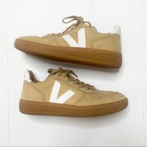 VEJA V-10 Women’s Suede Brown Tan Sneaker